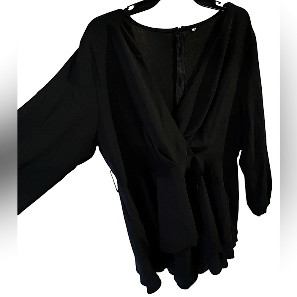 Black Flowy Dress, size XL, lightweight and versatile – perfect for any occasion